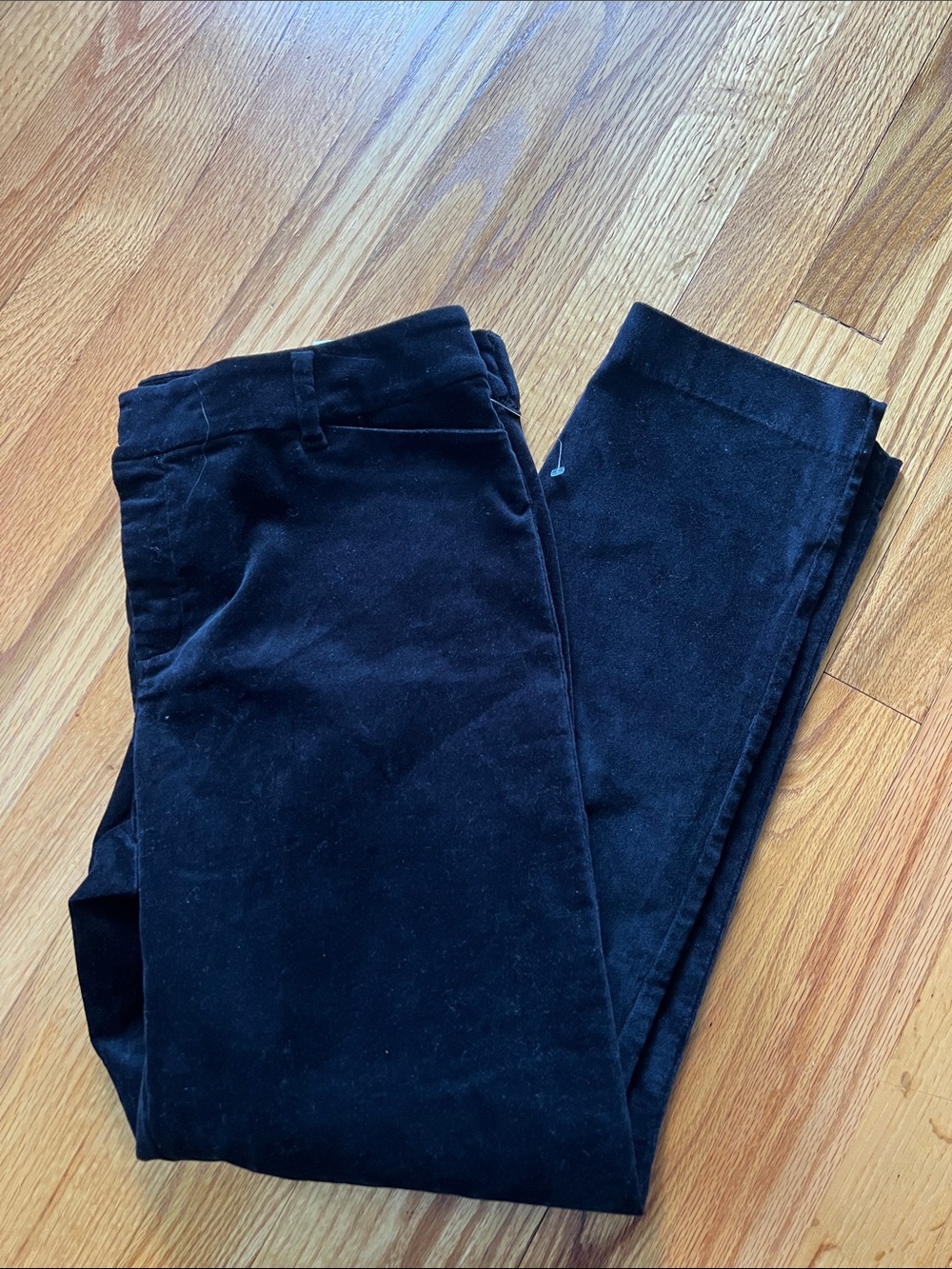 Old Navy Women's Black Cropped Corduroy Ankle Pants